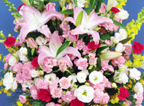 スタンド花 243 ￥15,000(税抜)